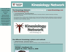 Tablet Screenshot of kinesiology.net